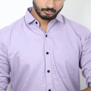 Lavender Slim Fit Shirts