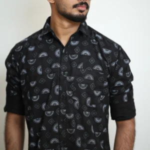 Black Geometry Shirt