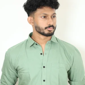 Green Slim Fit Shirt